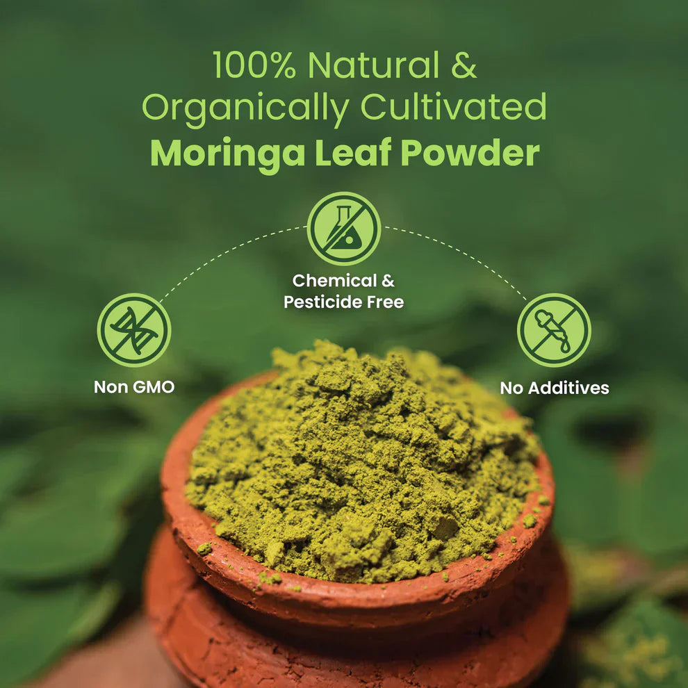 🌿 Herbal Cares Organic Moringa Leaf Powder
